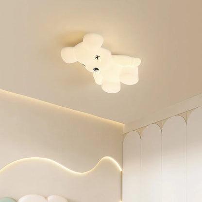 Creatieve Cartoon Dierenbeer LED Flush Mount Plafondlamp