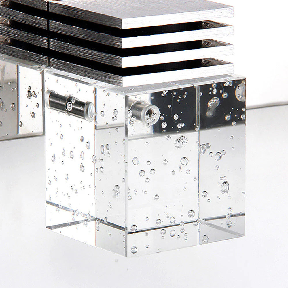 Kristal Zilver Luxe LED Wandlamp