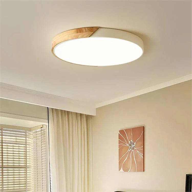 Ronde LED Plafondlamp met Kleuraccent