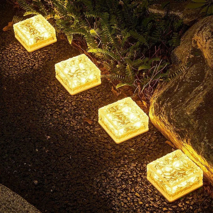 Moderne EverFrost Ijskristal Solar Steenlamp