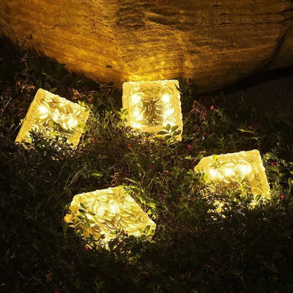 Moderne EverFrost Ijskristal Solar Steenlamp