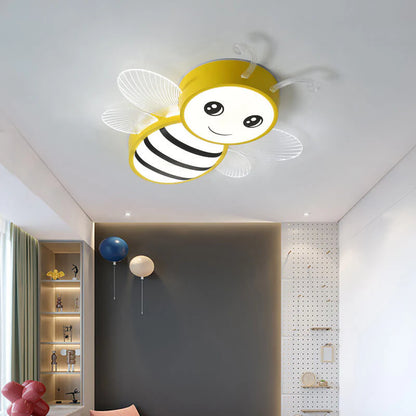 Moderne Creatieve Kinder Bijen LED Plafondlamp