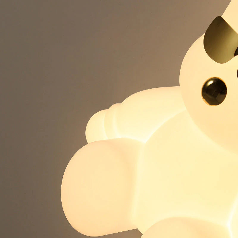 Creatieve Cartoon Dierenbeer LED Flush Mount Plafondlamp