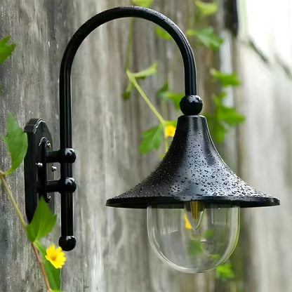 IP54 Vintage Zwarte Wandlamp Buiten