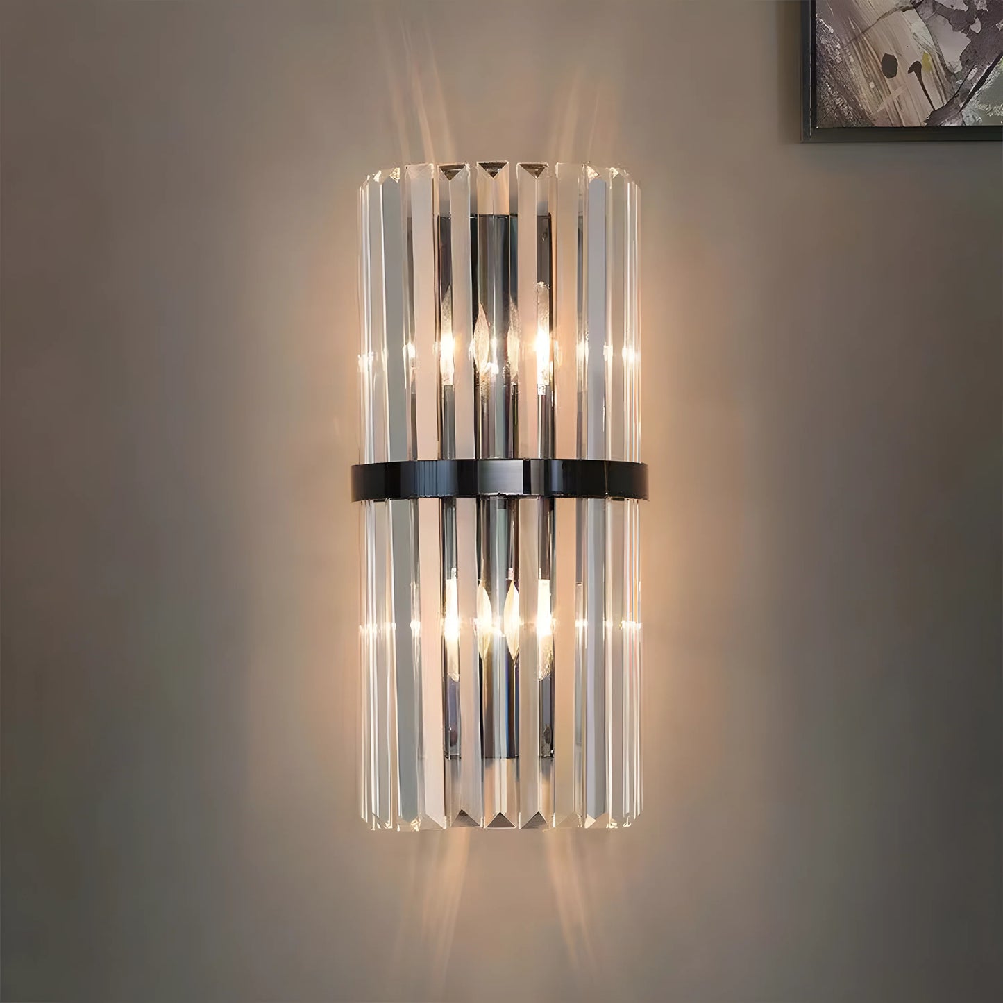 Moderne Wandlamp van Roestvrij Staal – Luxe Uitstraling voor Woonkamer en Hal