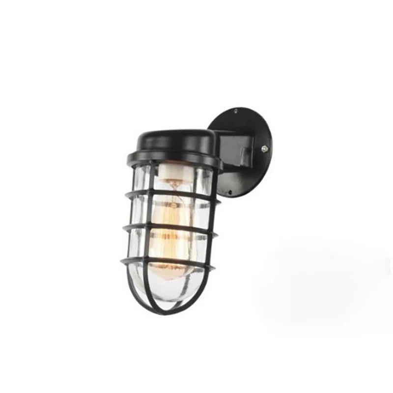 Industriële Waterdichte Aluminium Ronde Kooi Wandlamp