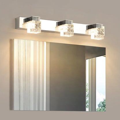 Kristal Zilver Luxe LED Wandlamp
