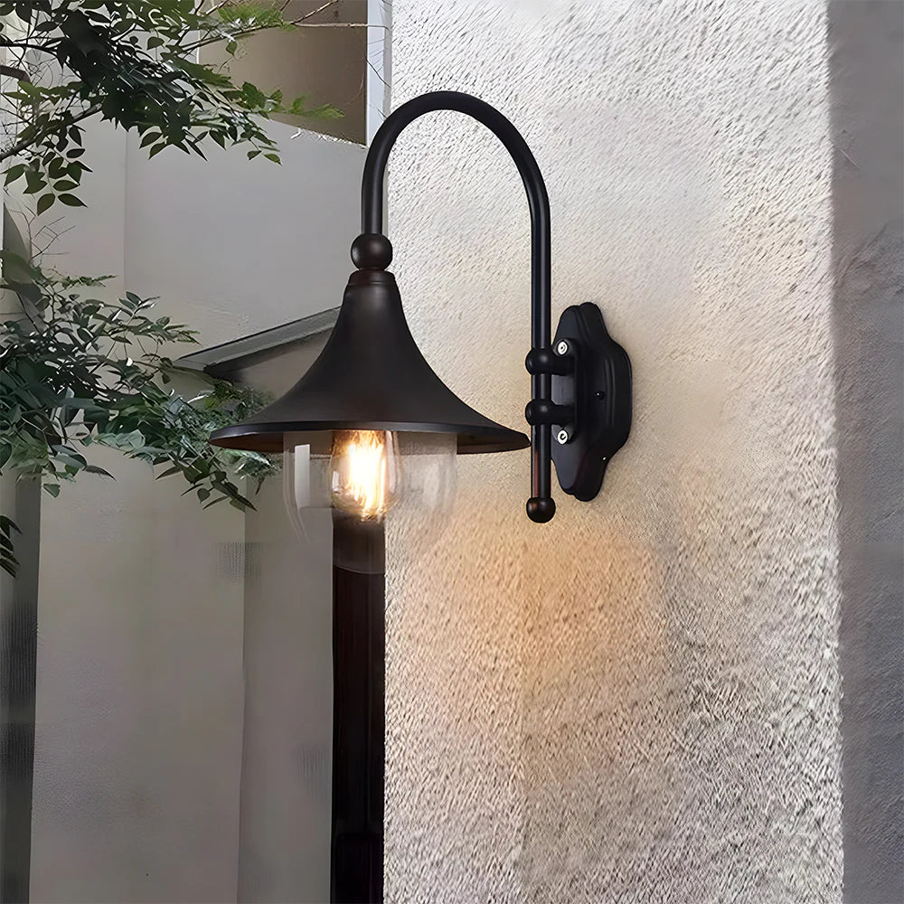 IP54 Vintage Zwarte Wandlamp Buiten