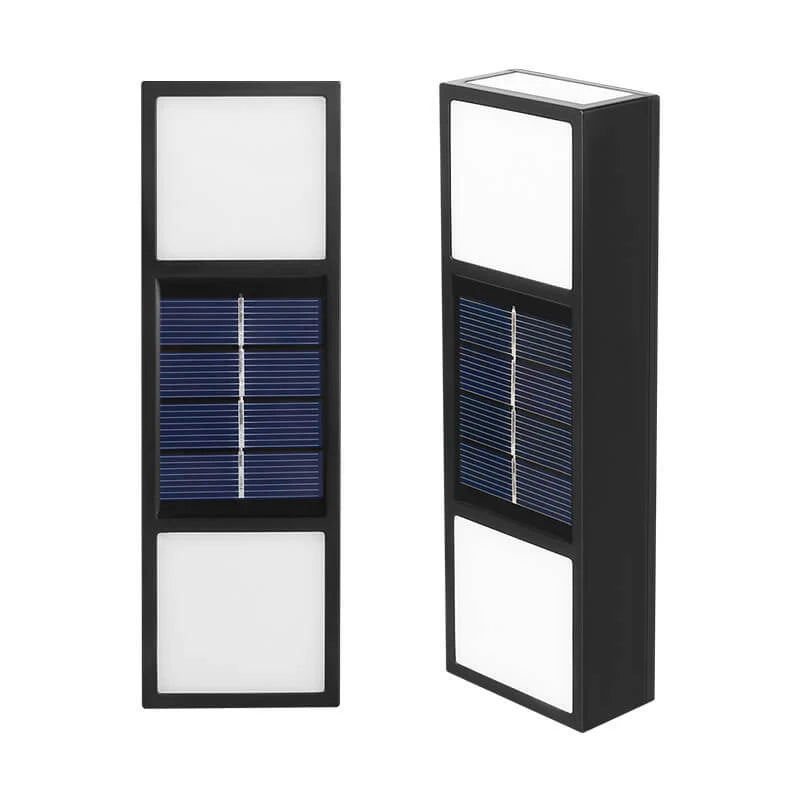 Strakke Zwarte Acryl LED Buitenwandlamp