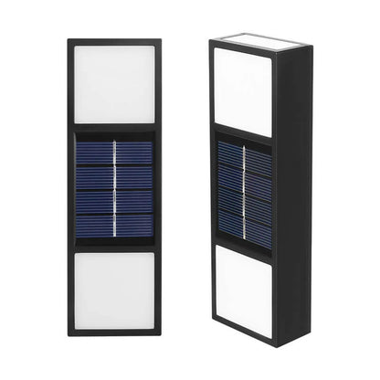 Strakke Zwarte Acryl LED Buitenwandlamp
