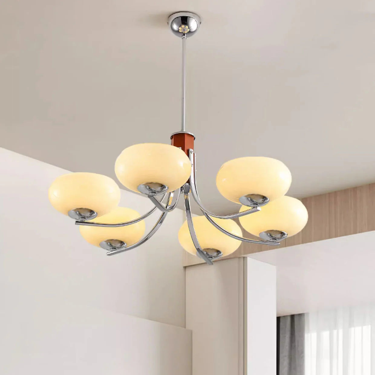 Bauhaus Stijl Kroonluchter met 3/5 Lichtbronnen