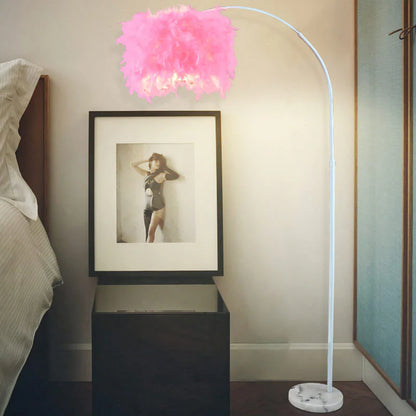 Nordic Staande Vloerlamp met Verenlampenkap