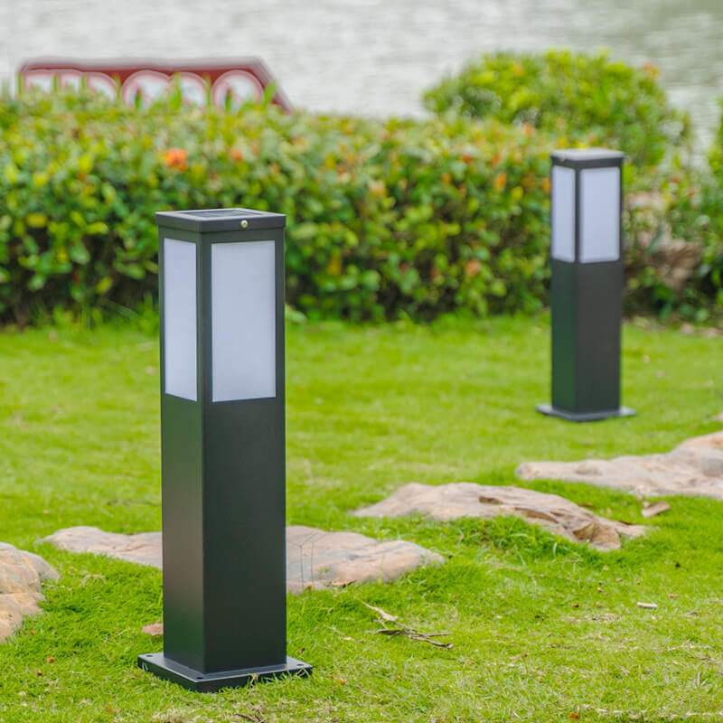 IP65 Vierkant Buitenlamp met Warm LED Licht