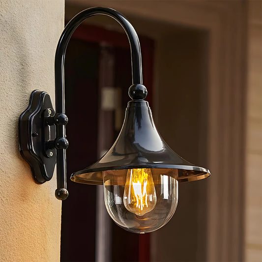 IP54 Vintage Zwarte Wandlamp Buiten