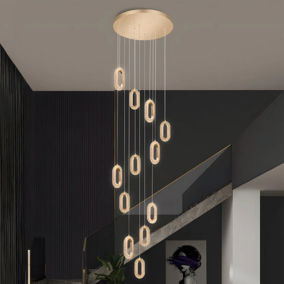 Nordi Moderne Zink Legering LED Hanglamp