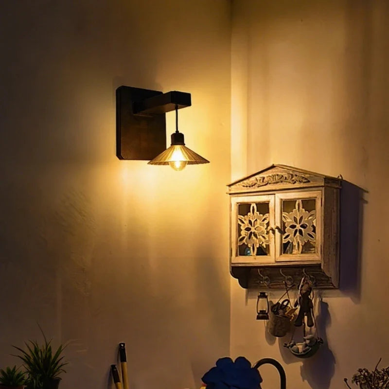 Moderne IP44 Geplooide Zonne Wandlamp