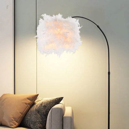 Nordic Staande Vloerlamp met Verenlampenkap