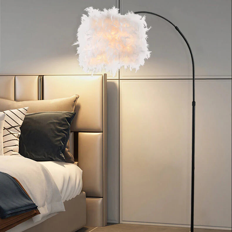 Nordic Staande Vloerlamp met Verenlampenkap
