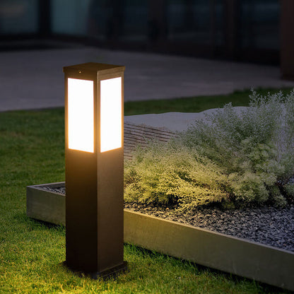IP65 Vierkant Buitenlamp met Warm LED Licht