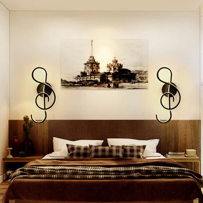 Moderne Creatief Muzikale Vormen Wandlamp