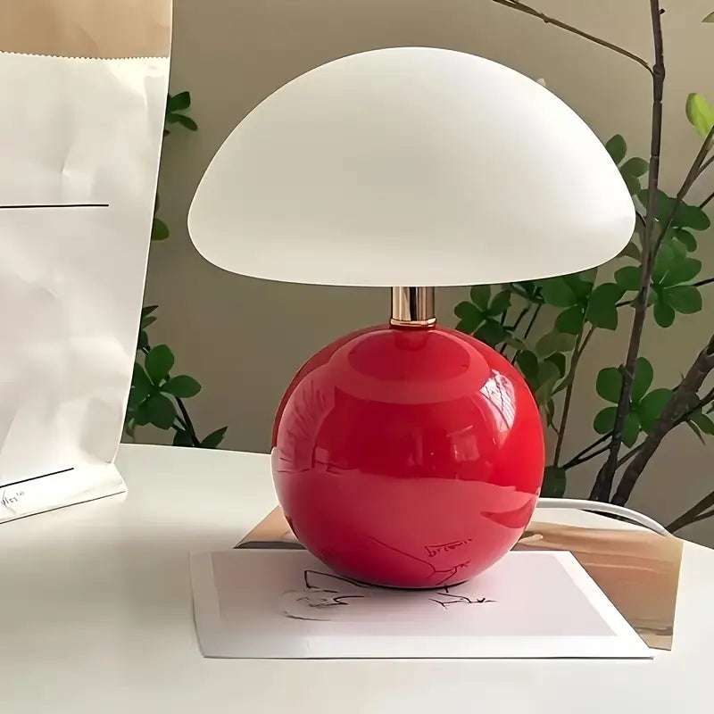 Paddenstoel LED Tafellamp – Moderne Sfeerverlichting met USB-aansluiting