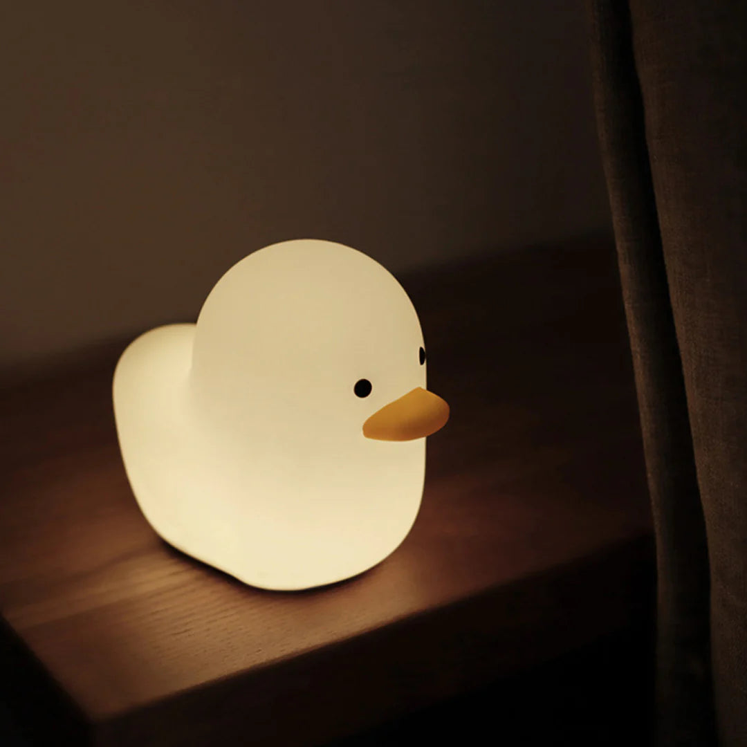 Moderne Lieve Eend Siliconen Zachte Nachtlamp