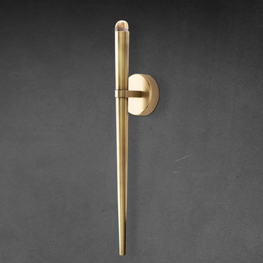 Moderne Minimalistische Wandlamp met Dunne Fakkel
