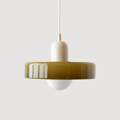 Bauglas Hanglamp – Retro Elegantie met Scandinavische Touch