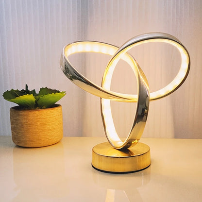 Dimbare Mobius-bureaulamp-Futuristische USB-zaklamp