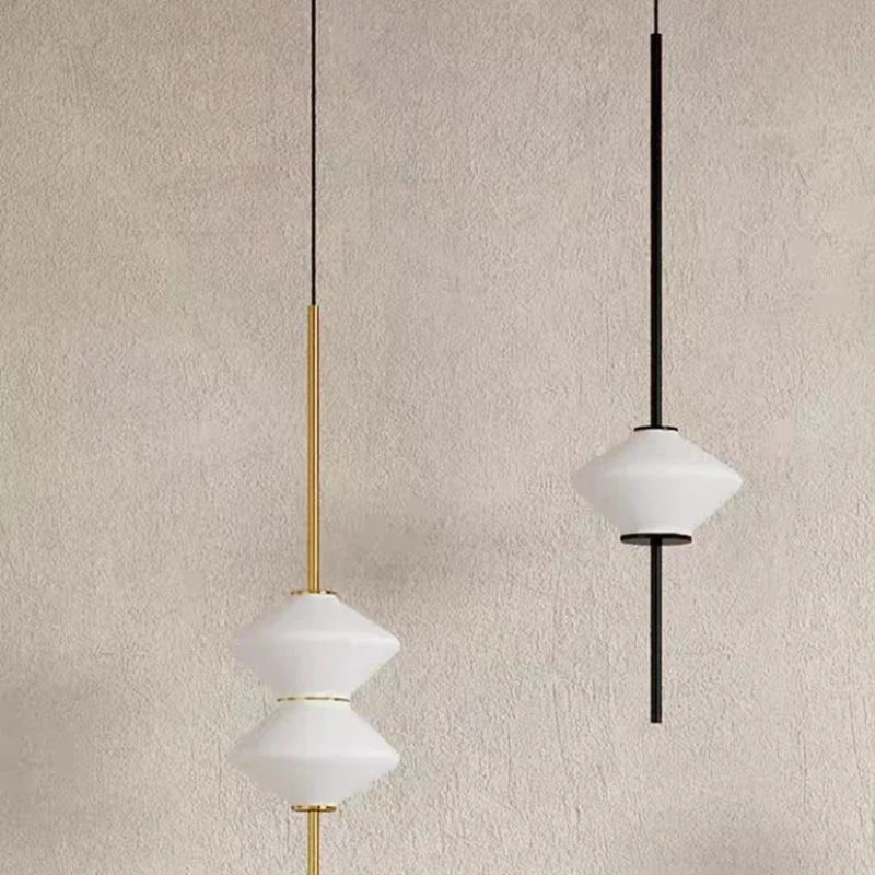 Art Deco Glazen Hanglamp met Zachte LED-verlichting