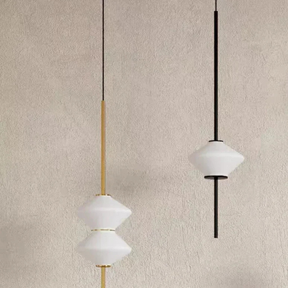 Art Deco Glazen Hanglamp met Zachte LED-verlichting