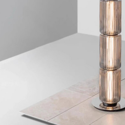 Virello Glazen Kolom Vloerlamp