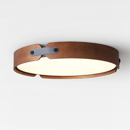 Moderne Wabi-Sabi Houten Plafondlamp