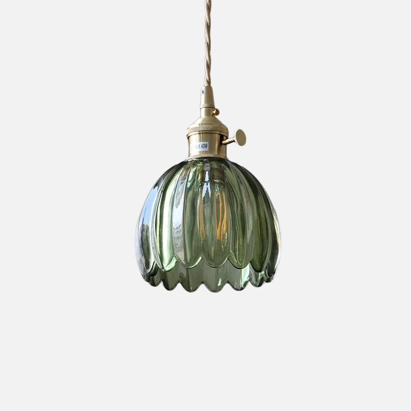 Klassiek Glazen Bloem Hanglamp