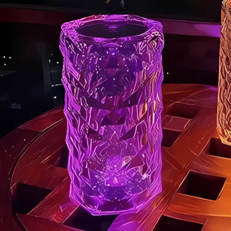 Crystal Luxe Design Tafellamp met Sprankelend Licht