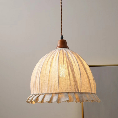 Vintage Boho Koepelvorm Hanglamp in Japanse Stijl