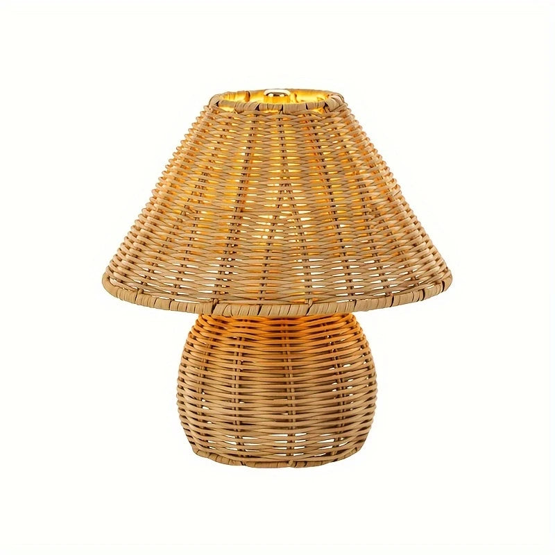 USB Fantasy-Bureaulamp-op Pagode Geïnspireerde, Handgeweven Elegantie