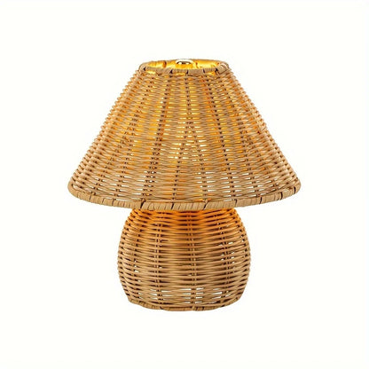 USB Fantasy-Bureaulamp-op Pagode Geïnspireerde, Handgeweven Elegantie