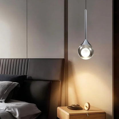 Heldere Glazen Bol Hanglamp met Tijdloze Uitstraling