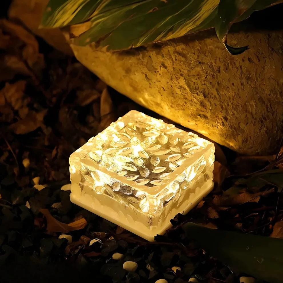 Moderne EverFrost Ijskristal Solar Steenlamp