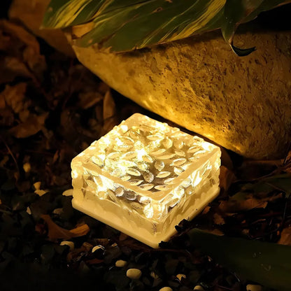 Moderne EverFrost Ijskristal Solar Steenlamp