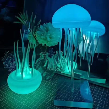 Artistieke Jellyfish Tafellamp met Betoverende Lichts