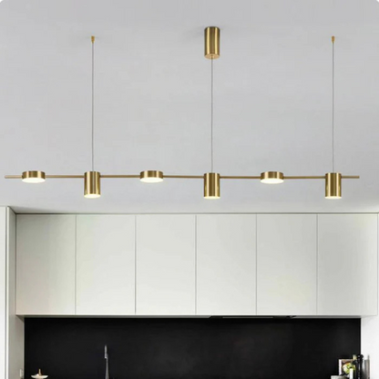 Aurora Lineaire Hanglamp met Minimalistische Koppen