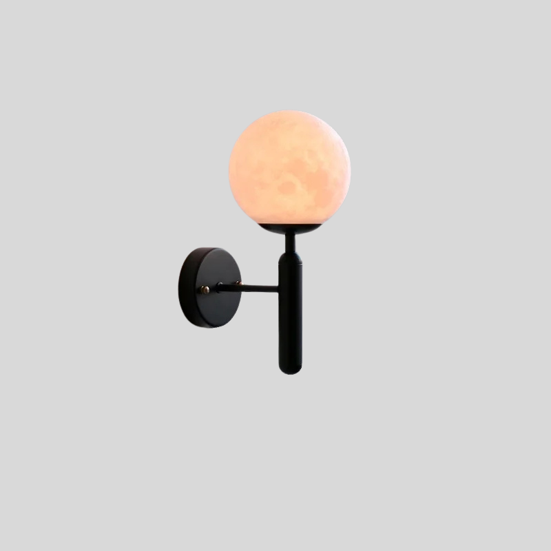 Moderne Wandlamp met Trekschakelaar & Matglazen Kap