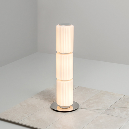 Virello Glazen Kolom Vloerlamp