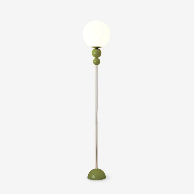 Clavel Glow-Moderne Vloerlamp van Metaal en Glas