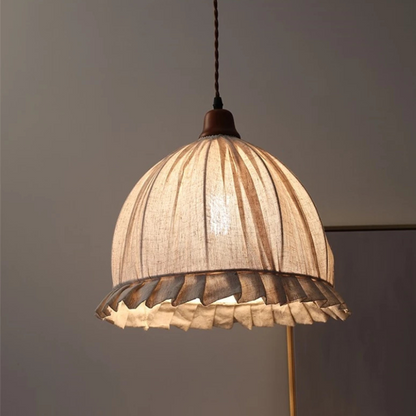 Vintage Boho Koepelvorm Hanglamp in Japanse Stijl