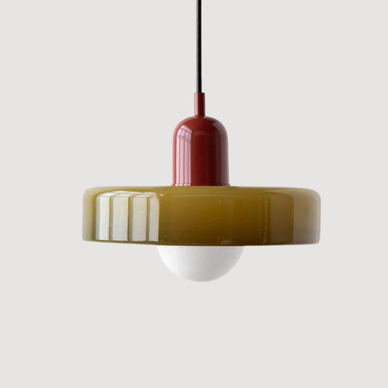 Bauglas Hanglamp – Retro Elegantie met Scandinavische Touch