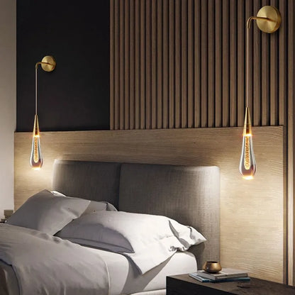 CrystalGlow Luxe Warme Sfeerver Wandlamp