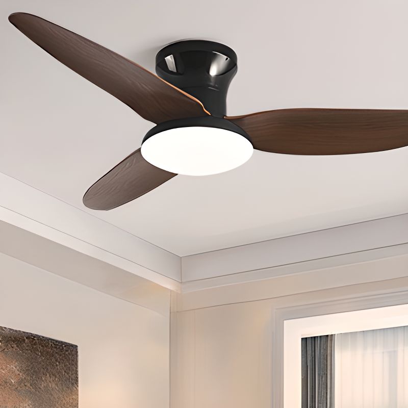 Moderne 3 Bladen Flushmount LED Plafondventilator
